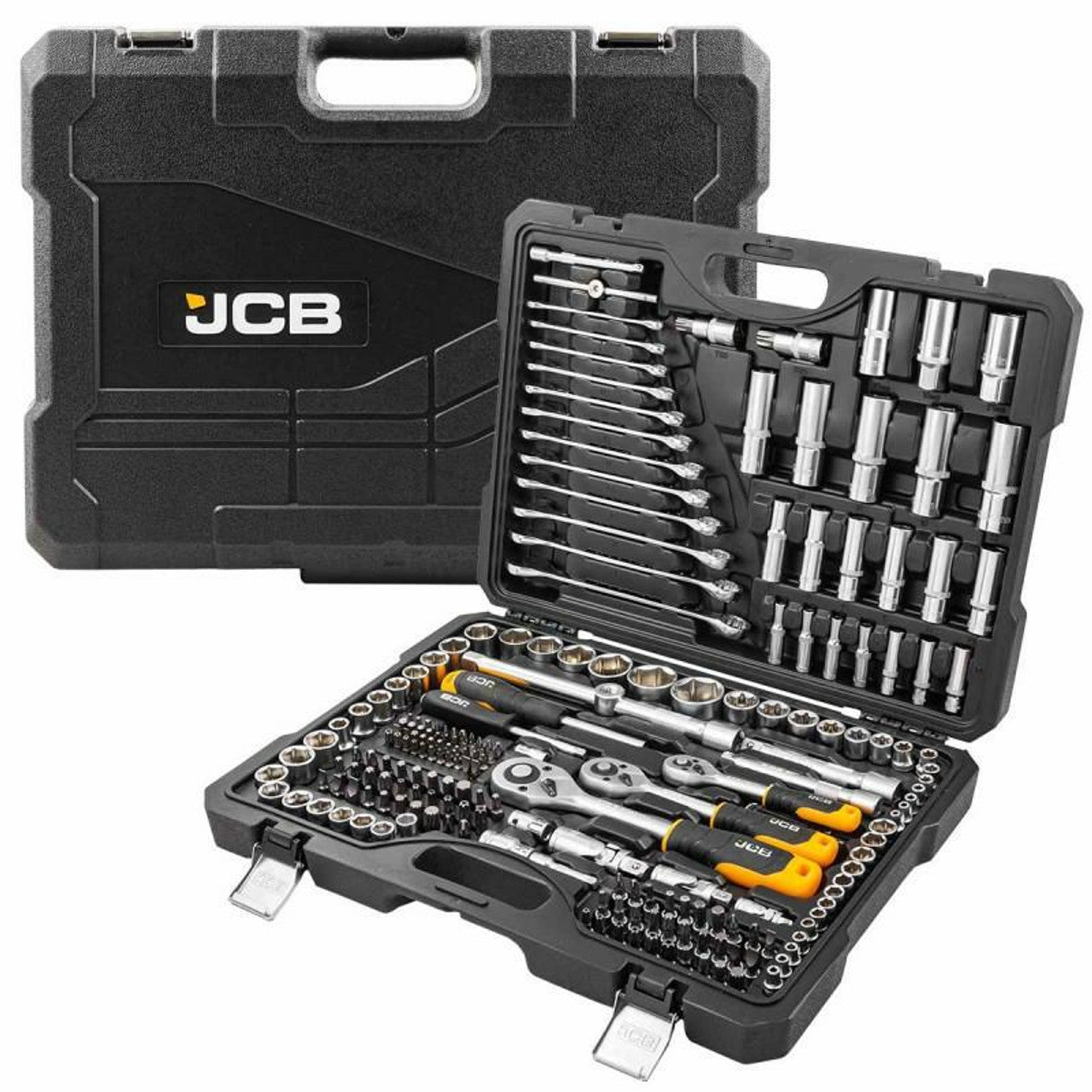 JCB_218_Piece_Socket_and_Tool_Set_3-81-4_and_1-2_inch_JCB-42182-5_image_2__46589 - Surron Off Road USA