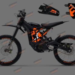 Alternative view of SUR RON LIGHT BEE OEM GRAPHICS KIT - ORANGE HOLOGRAPHIC