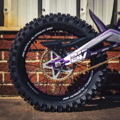 Alternative view of SM PRO TALARIA WHEEL SET 19/16" BLACK/PURPLE COMBO