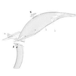 STARK VARG Rear Cable Bracket / Mudflap Screw (1 unit)