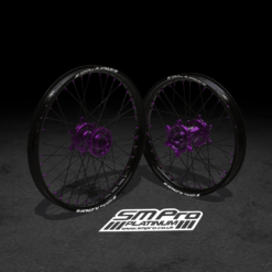 SM PRO SUR RON WHEEL SET 19/19" STANDARD PURPLE/PURPLE/BLACK COMBO