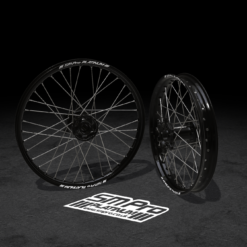 SM PRO SUR RON LIGHT BEE WHEEL SET 19/16" BLACK/SILVER COMBO