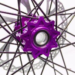 Alternative view of Warp 9 Sur Ron Light Bee Front Wheel Purple 19"
