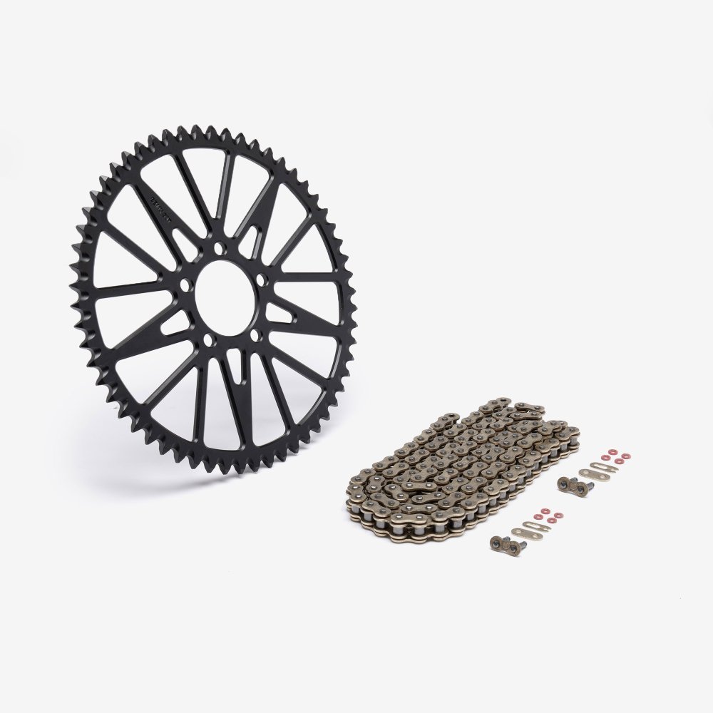 ebmx-black-premium-alloy-sprockets-and-chain-428-56t-434581 - Surron Off Road USA