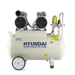 Hyundai 1500W 50L Oil Free Low Noise Portable Electric Air Compressor 11CFM 118psi | HY27550